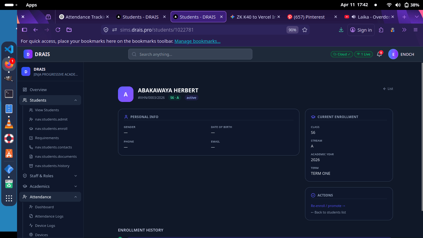 Student Profile